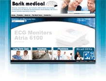Tablet Screenshot of barikmedical.com